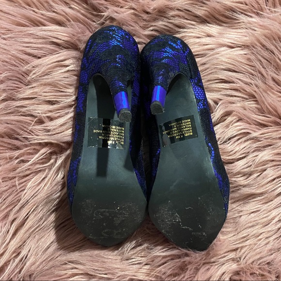 Blue & Black Heels - Picture 3 of 3